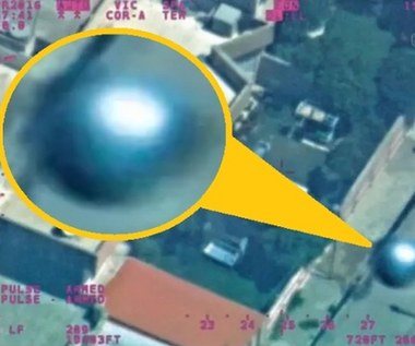 Zdjęcie UFO wstrząsnęło Pentagonem! Srebrna kula przeleciała nad Irakiem