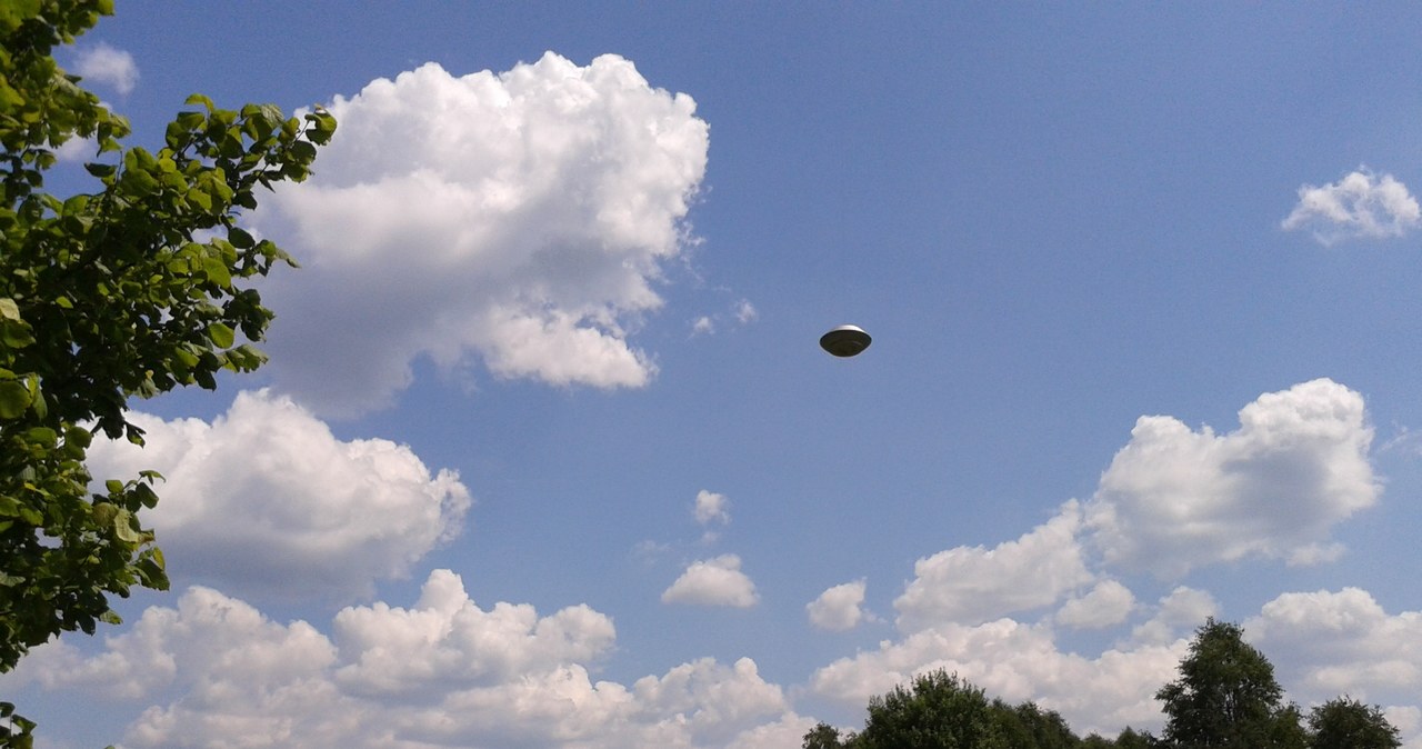 Zdjęcie UFO wykonane w 2013 roku w okolicach Stąporkowa. /archiwum prywatne