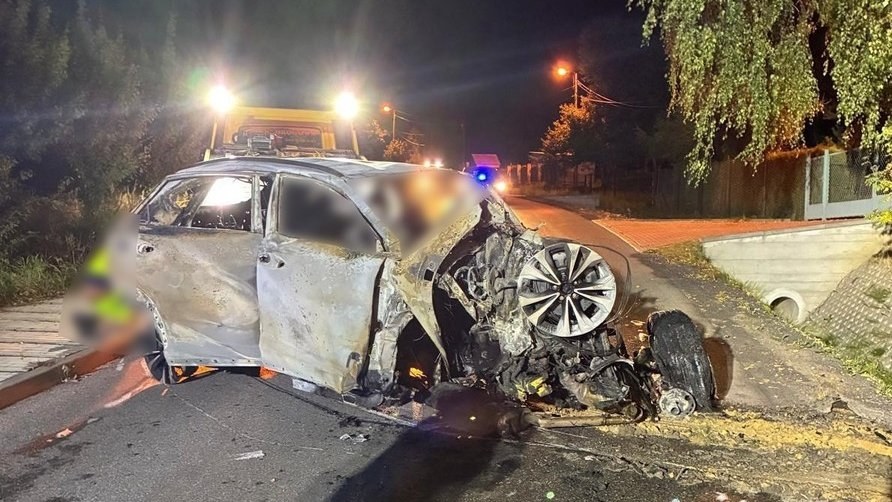 Zdjęcie w miejsca tragedii /KPP Wieliczka /