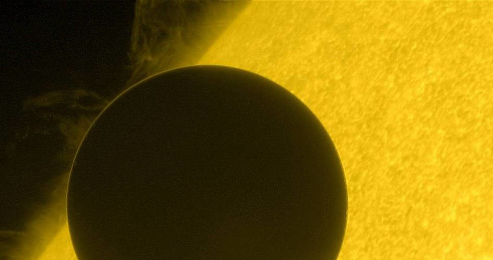 Zdjęcie Wenus wykonane przez Hinode Solar Optical Telescope /NASA