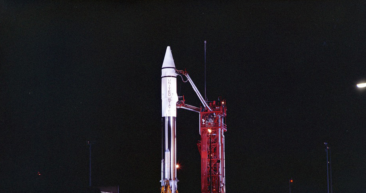Zdjęcie z 1966 r. przedstawiające start rakiety Centaur /materiały prasowe