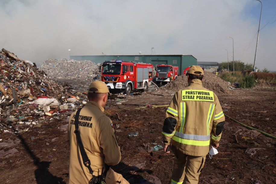 Zdjęcie z akcji gaśniczej w Bełżycach /mł. kpt. Tomasz Stachyra  /Państwowa Straż Pożarna