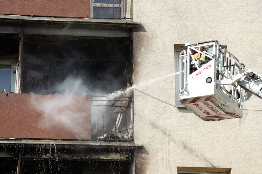 Zdjęcie z akcji gaśniczej /Fot. Stalowka.NET / Jacek Rodecki /