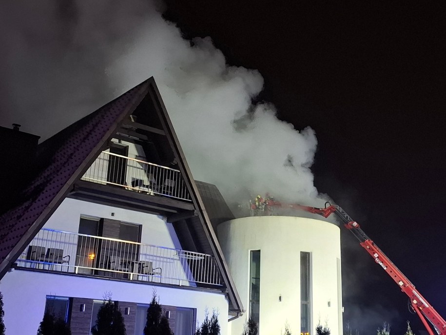 Zdjęcie z akcji gaśniczej /Karol Schmidt  /Gorąca Linia RMF FM