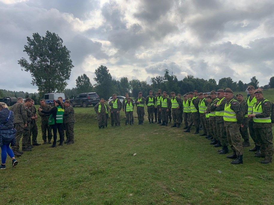 Zdjęcie z akcji poszukiwawczej /KMP Olsztyn /