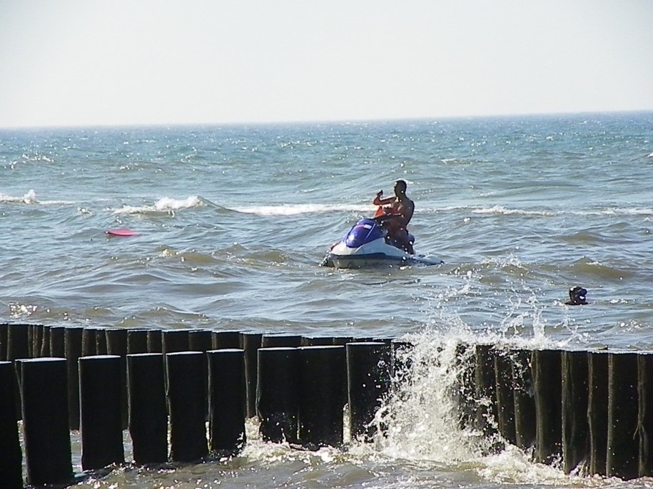 Zdjęcie z akcji ratunkowej na Bałtyku /Gorąca Linia /RMF FM