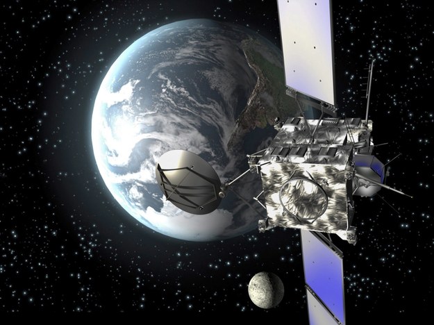 Zdjęcie z animacji komputerowej przygotowanej przez European Space Agency (ESA) w Darmstadt /C. CAREAU  /PAP/EPA