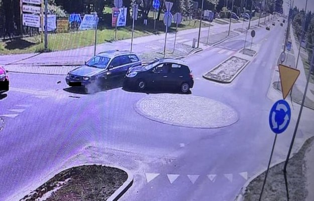 Zdjęcie z kamer monitoringu /KPP Świdnik /Policja