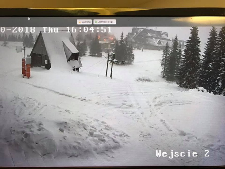 Zdjęcie z kamer /GOPR BESKIDY /