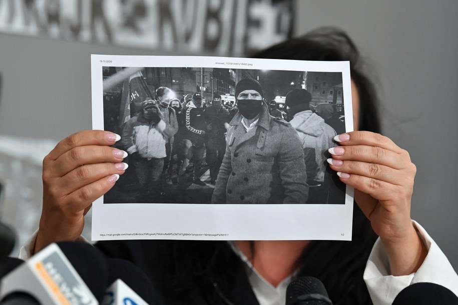 Zdjęcie z konferencji  liderek Ogólnopolskiego Strajku Kobiet / 	Radek Pietruszka   /PAP