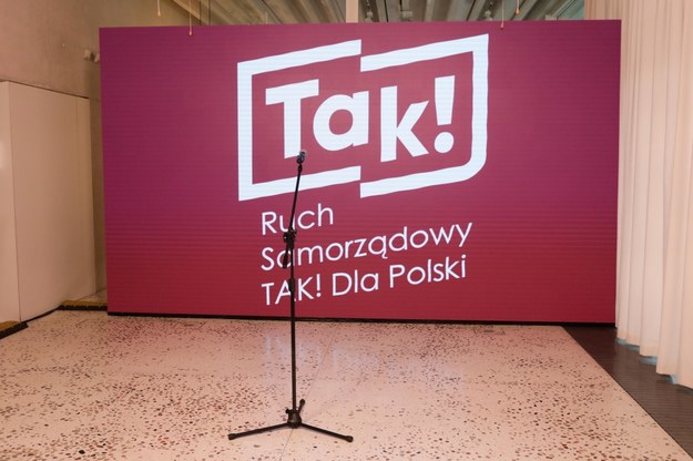 Zdjęcie z konferencji prasowej Ruchu Samorządowego Tak! Dla Polski z listopada 2022 roku. /Albert Zawada /PAP