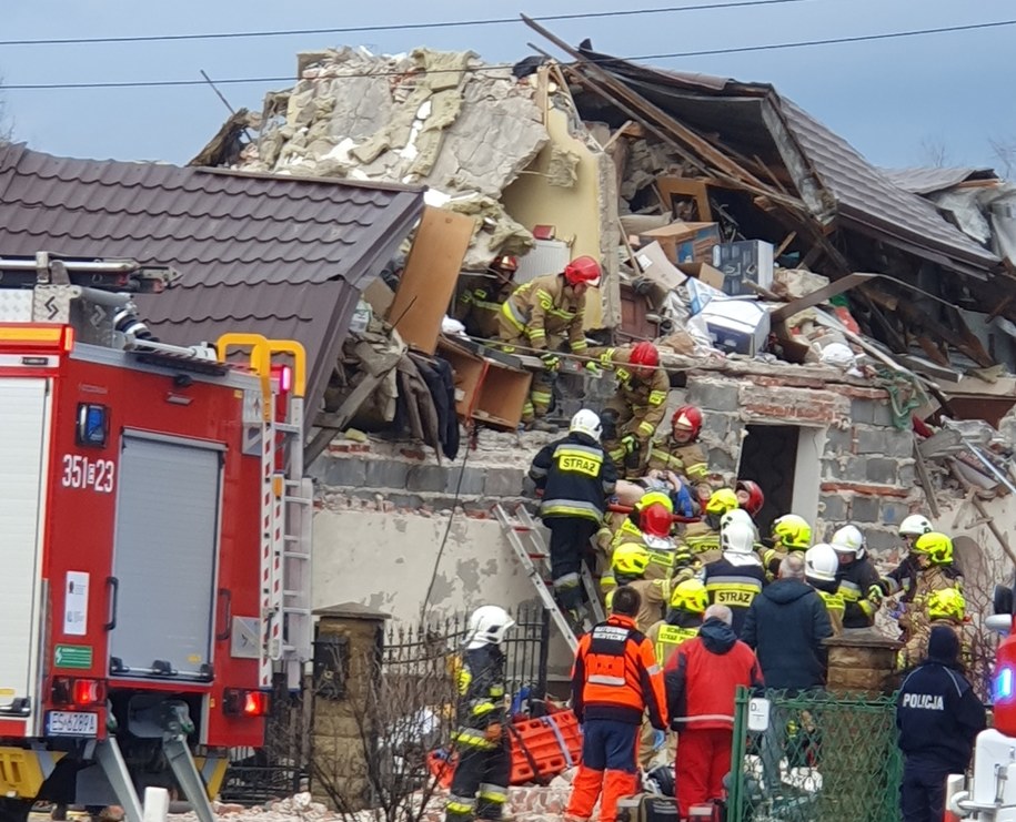 Zdjęcie z miejsca eksplozji /Gorąca Linia RMF FM