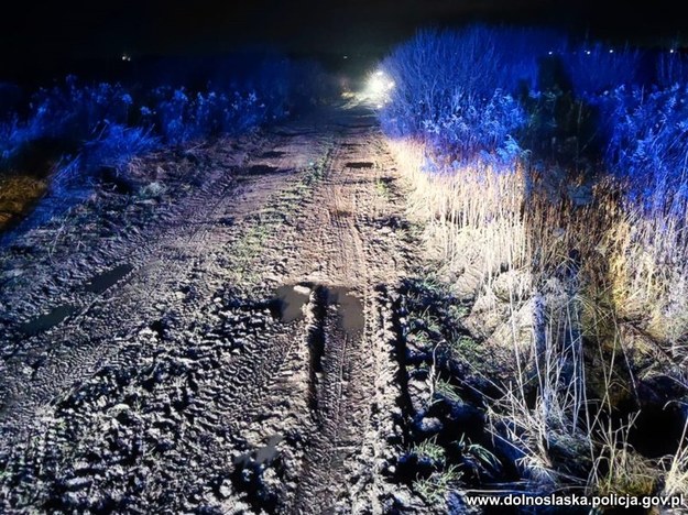 Zdjęcie z miejsca, gdzie znaleziono 66-latkę /Policja