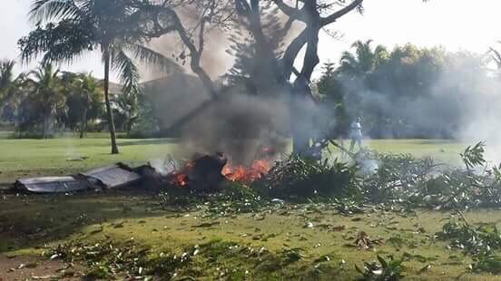 Zdjęcie z miejsca katastrofy /elinformador.net / HANDOUT /PAP/EPA