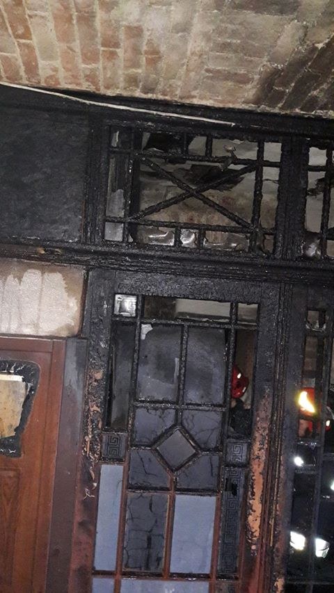 Zdjęcie z miejsca pożaru udostępnione przez policję /Opolska Policja /