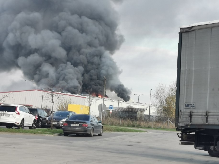 Zdjęcie z miejsca pożaru /Gorąca Linia RMF FM