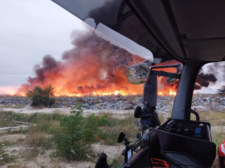 Zdjęcie z miejsca pożaru /Straż Pożarna /