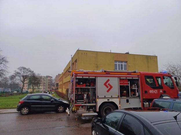 Zdjęcie z miejsca pożaru /Fot. KP PSP w Łęczycy /Materiały prasowe