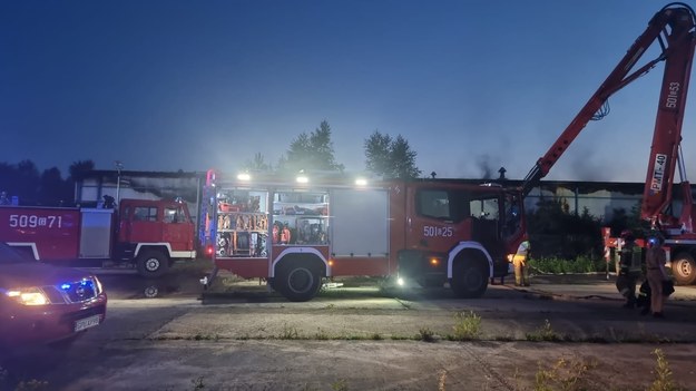 Zdjęcie z miejsca pożaru /KW PSP Gdańsk /