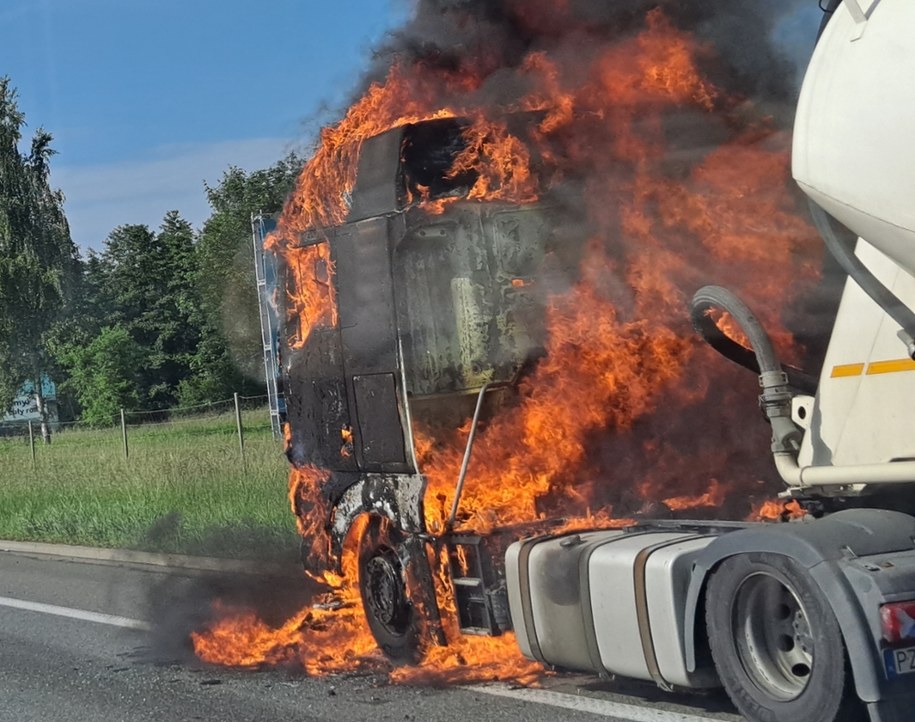 Zdjęcie z miejsca pożaru /Gorąca Linia RMF FM