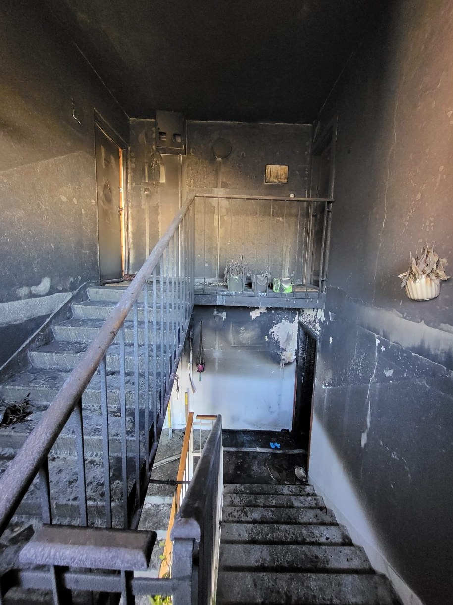 Zdjęcie z miejsca pożaru /Dawid Kryś, PSP Kościan /