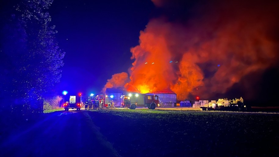 Zdjęcie z miejsca pożaru /KanałWM /