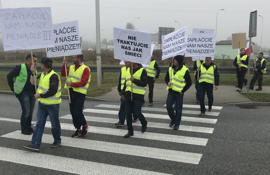 Zdjęcie z miejsca protestu /Marcin Buczek /RMF FM