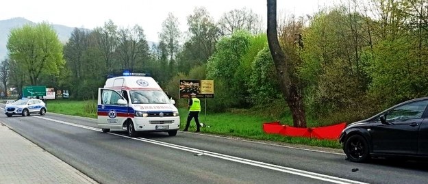 Zdjęcie z miejsca tragedii /Policja