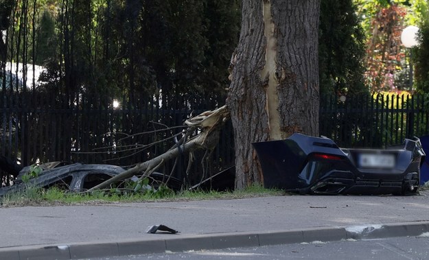 Zdjęcie z miejsca tragedii /Paweł Supernak /PAP