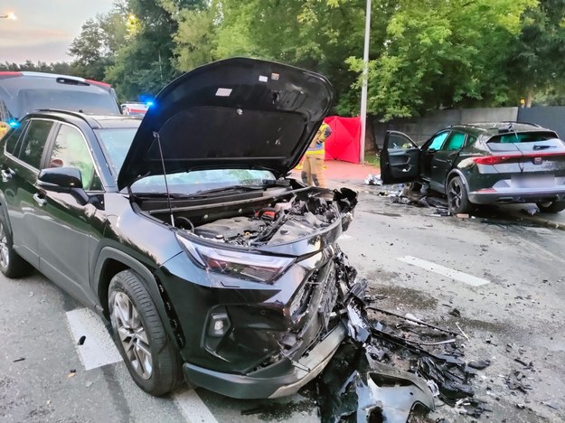 Zdjęcie z miejsca tragedii /Fot. KP PSP w Tomaszowie Mazowieckim.  /