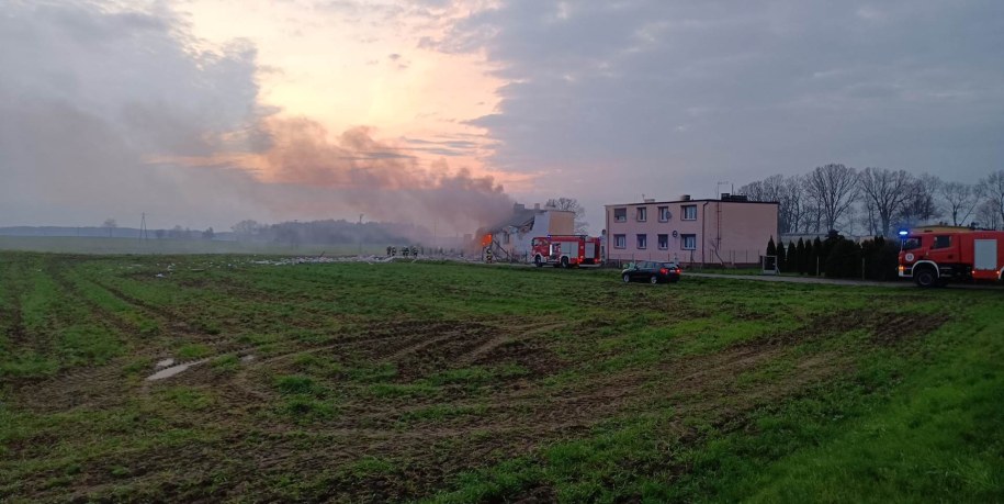 Zdjęcie z miejsca wybuchu /Gorąca Linia RMF FM /