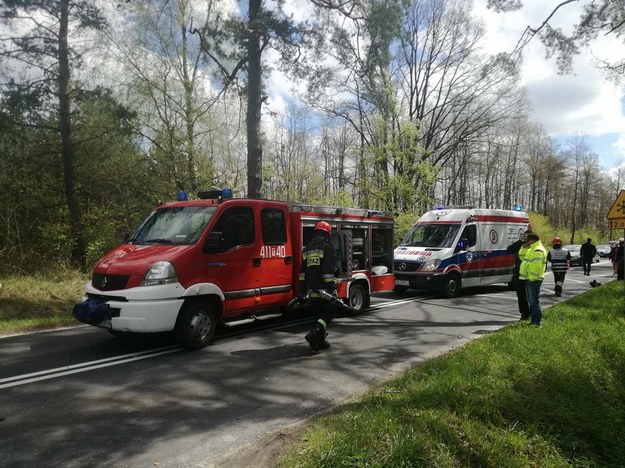 Zdjęcie z miejsca wypadku /112Tychy.pl /Gorąca Linia RMF FM