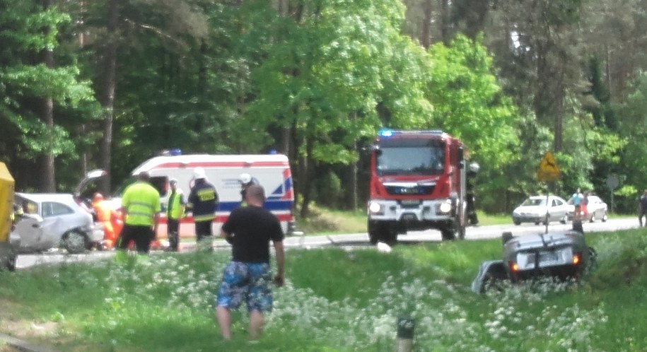 Zdjęcie z miejsca wypadku /Gorąca Linia RMF FM /