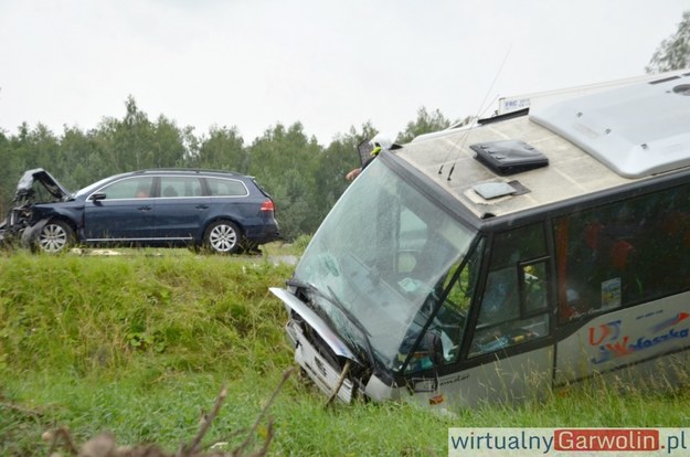 Zdjęcie z miejsca wypadku /WirtualnyGarwolin.pl /