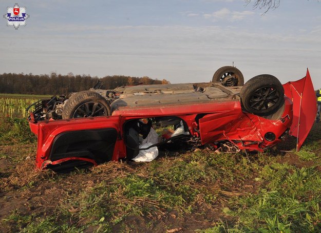 Zdjęcie z miejsca wypadku /http://lubelska.policja.gov.pl/ /