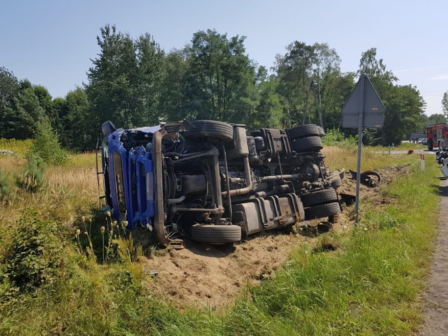Zdjęcie z miejsca wypadku /Gorąca Linia /Gorąca Linia RMF FM