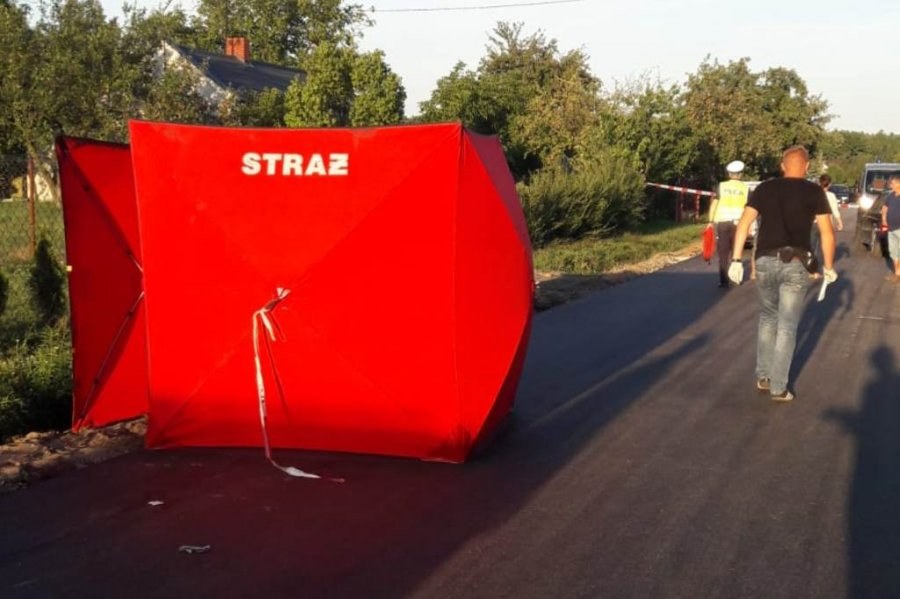 Zdjęcie z miejsca wypadku /Łódzka policja /