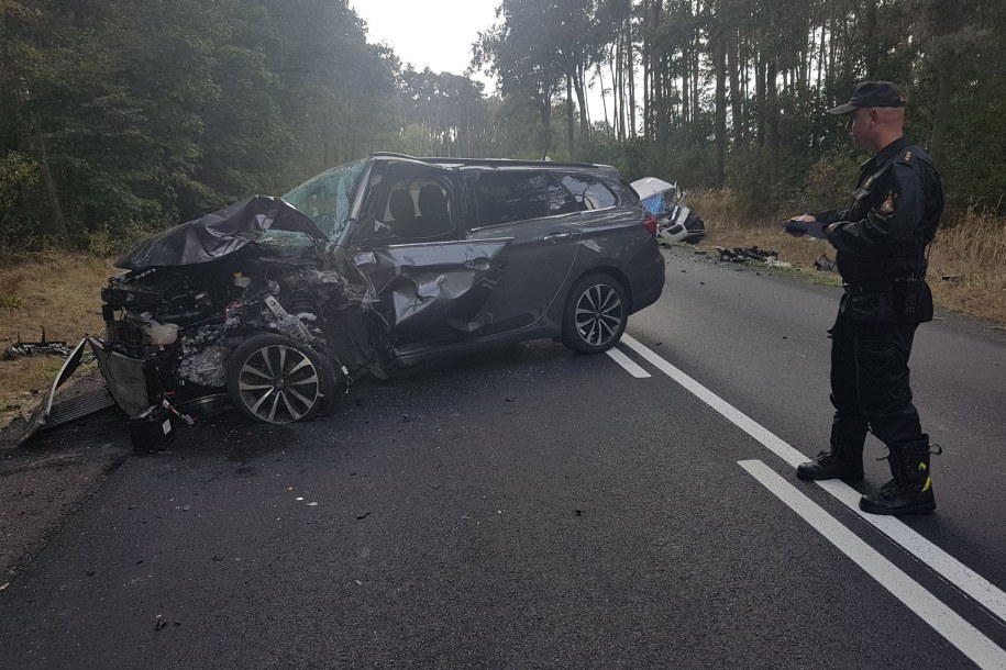 Zdjęcie z miejsca wypadku /Gorąca Linia /Gorąca Linia RMF FM