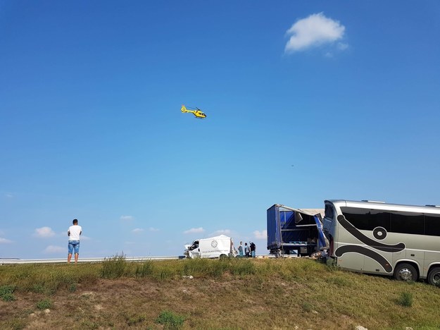 Zdjęcie z miejsca wypadku /Gorąca Linia RMF FM