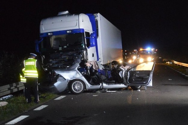 Zdjęcie z miejsca wypadku. /Lubelska Policja /Policja