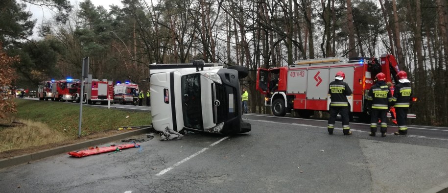 Zdjęcie z miejsca wypadku /Gorąca Linia RMF FM /