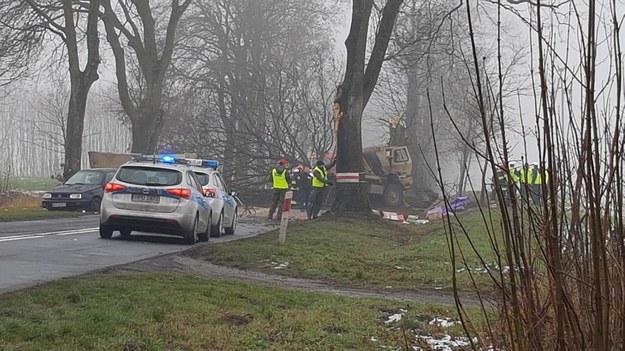 Zdjęcie z miejsca wypadku /foto. Gorąca Linia RMF FM /