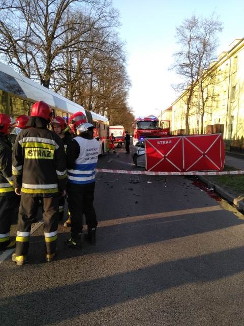 Zdjęcie z miejsca wypadku. /Gorąca Linia RMF FM /Gorąca Linia RMF FM