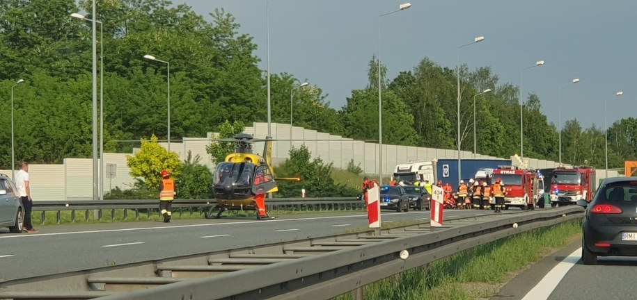 Zdjęcie z miejsca wypadku /Gorąca Linia RMF FM