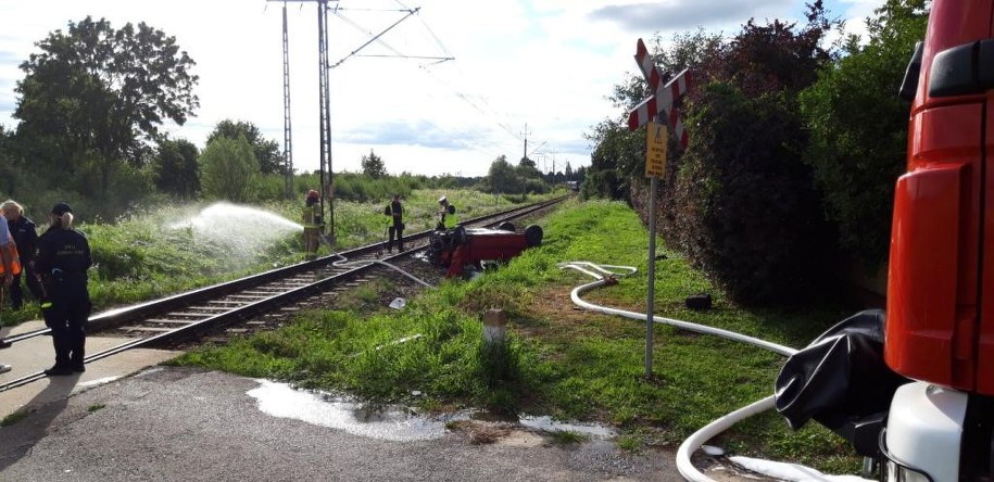 Zdjęcie z miejsca wypadku /Daniel Woronko /