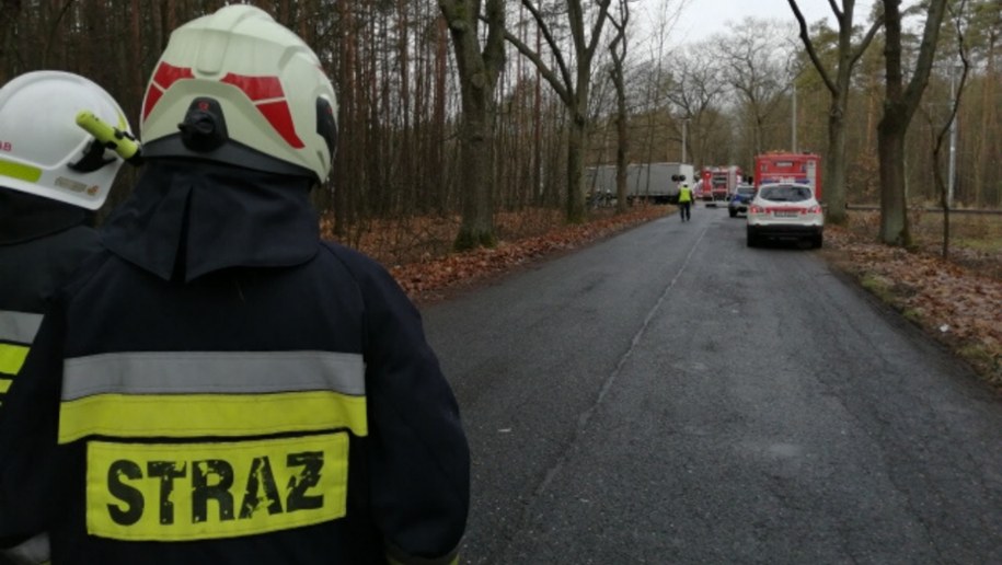 Zdjęcie z miejsca wypadku /Gorąca Linia /Gorąca Linia RMF FM