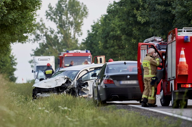 Zdjęcie z miejsca wypadku / 	Adam Warżawa    /PAP