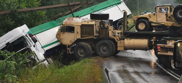 Zdjęcie z miejsca wypadku /https://www.lokalnyreporter.pl/ /