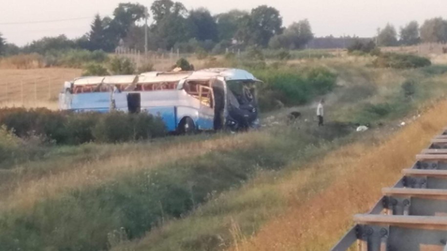 Zdjęcie z miejsca wypadku /Gorąca Linia /RMF FM