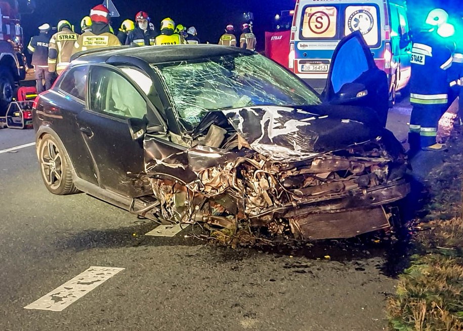 Zdjęcie z miejsca wypadku /Gorąca Linia RMF FM